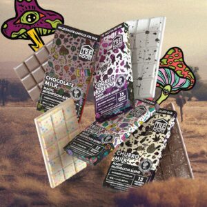 Magic Mushroom Chocolate Bar packaging