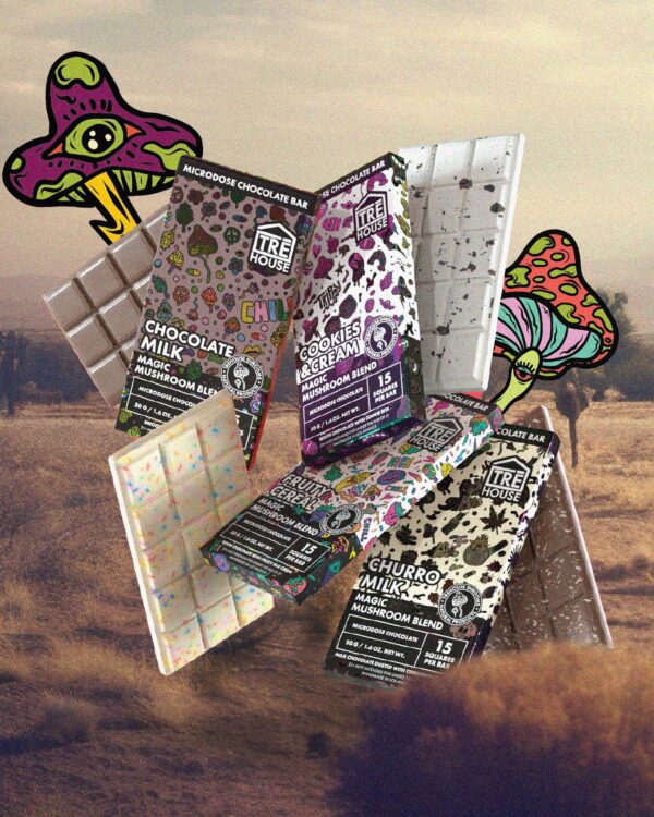 Magic Mushroom Chocolate Bar packaging
